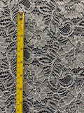 White Corded Lace with Scalloped Edge