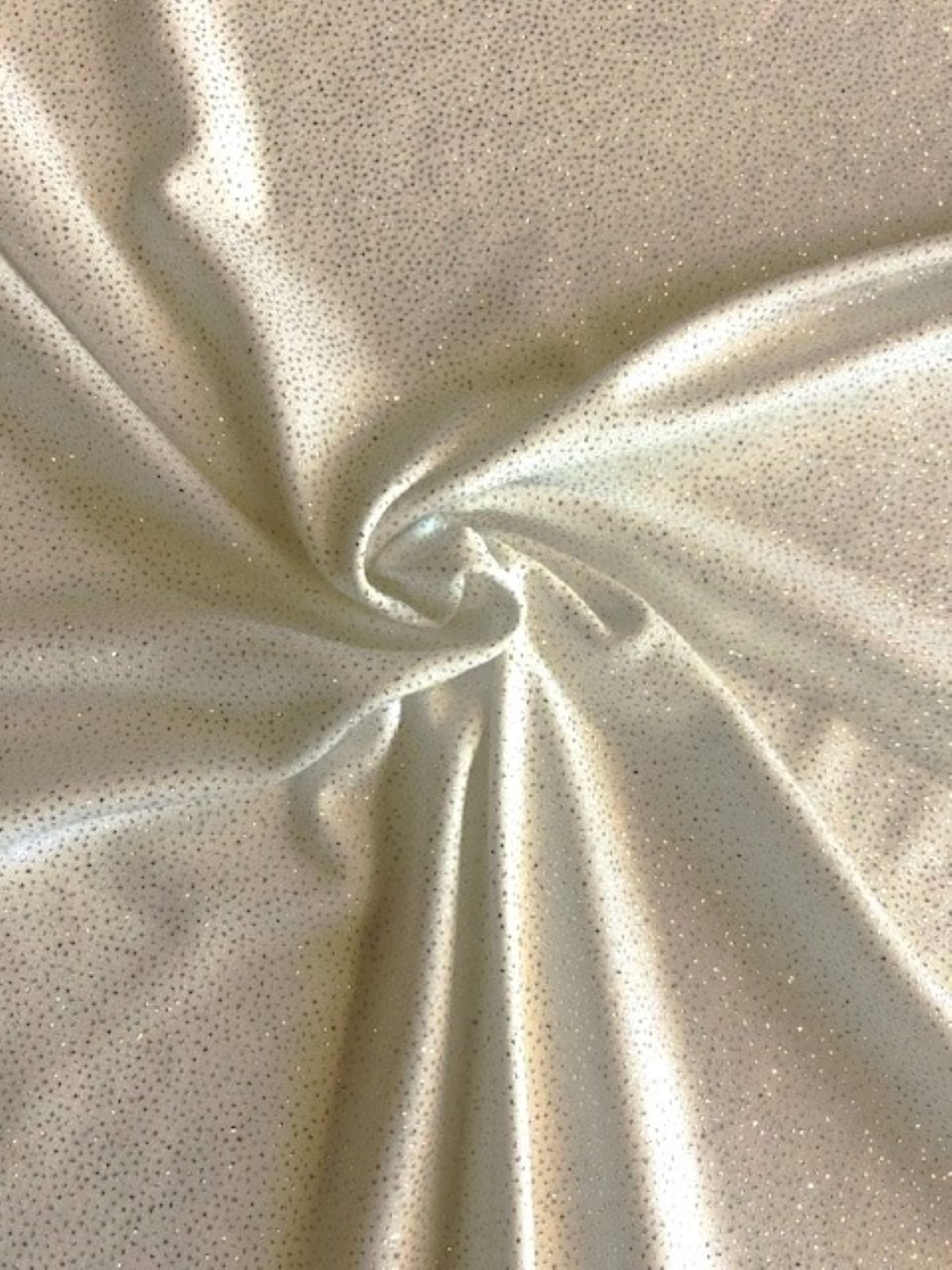 Ivory Glitter on Jersey – 148 cm Wide