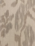 Blurred Grey &amp; Mink Abstract Flower Print on Cotton