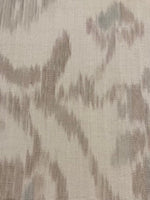 Blurred Grey &amp; Mink Abstract Flower Print on Cotton