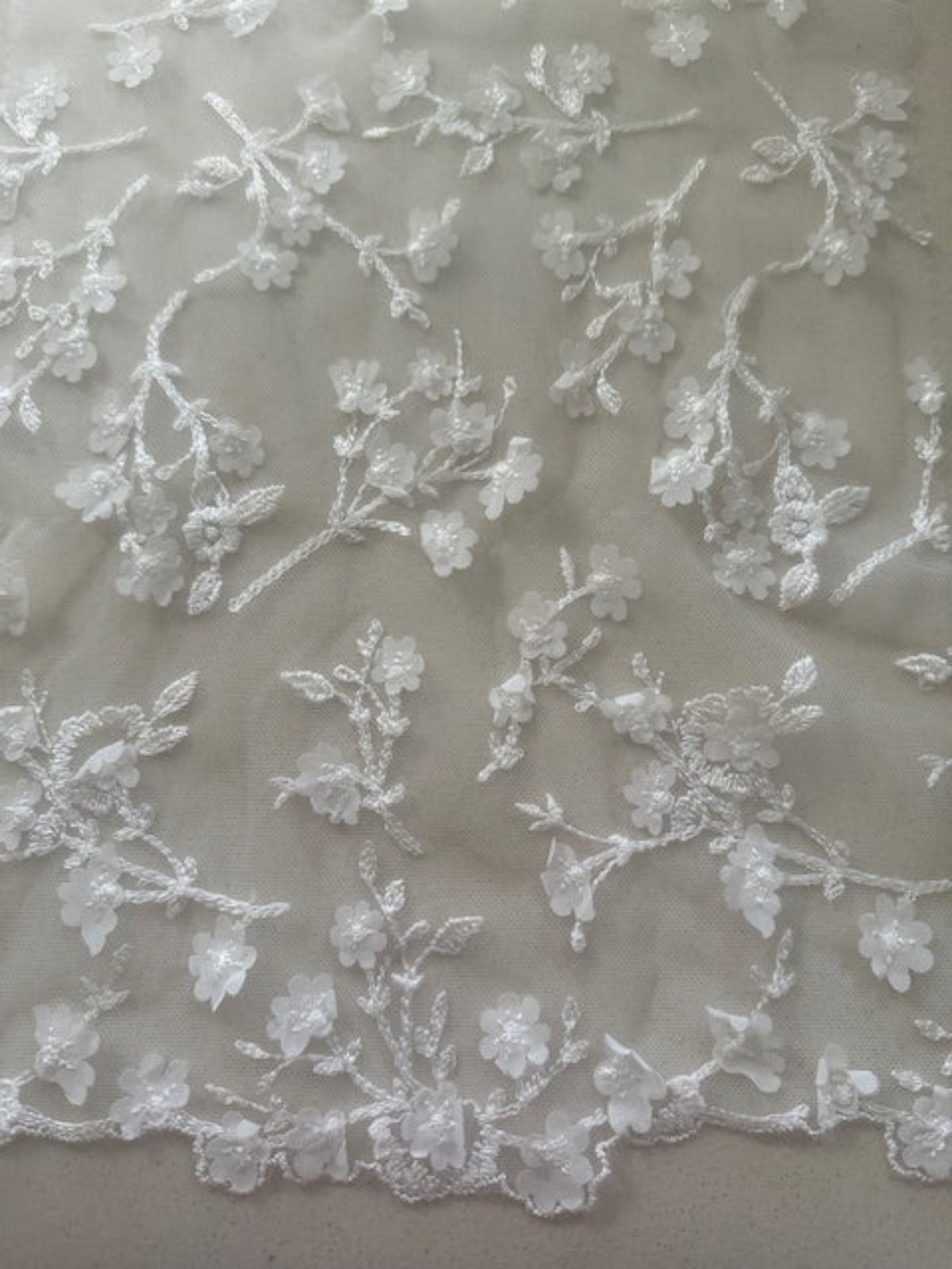 Ivory Laser cut Floral Bunches