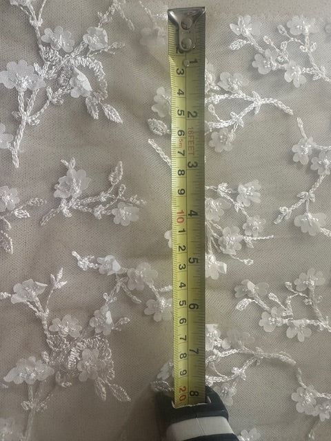 Ivory Laser cut Floral Bunches