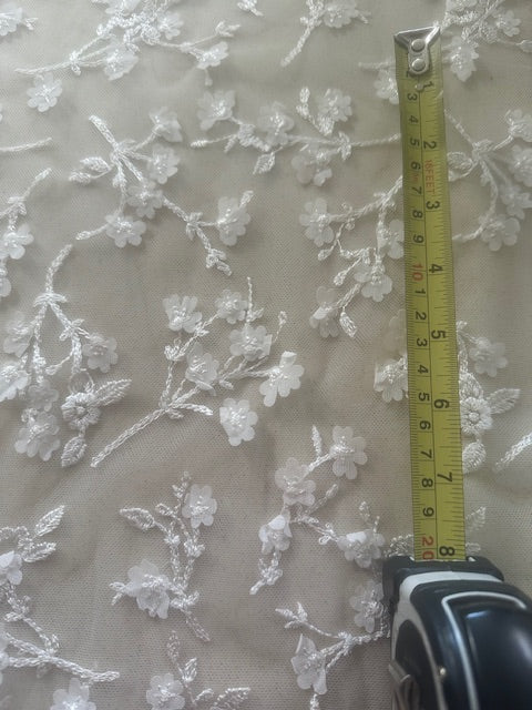 Ivory Laser cut Floral Bunches