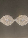 Crystal Oval Edging, 4.5cm Max width