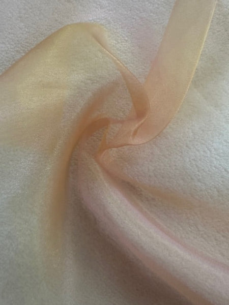 Orange/Gold Irridescent Shimmer Organza