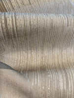 Silver Grey Agree Design, Sheer Fabric with Textured Stitching " Momentum - Sheer Arc"