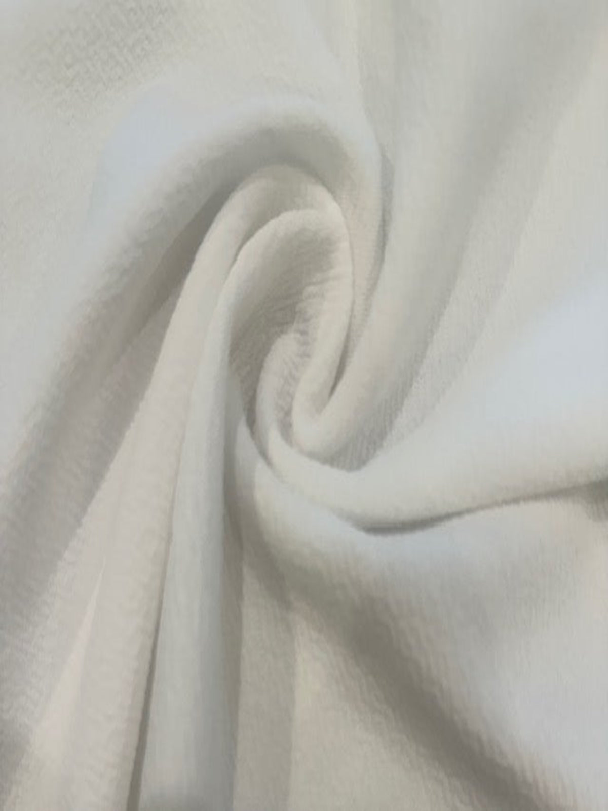 Ivory Textured Heavy Crepe Knit