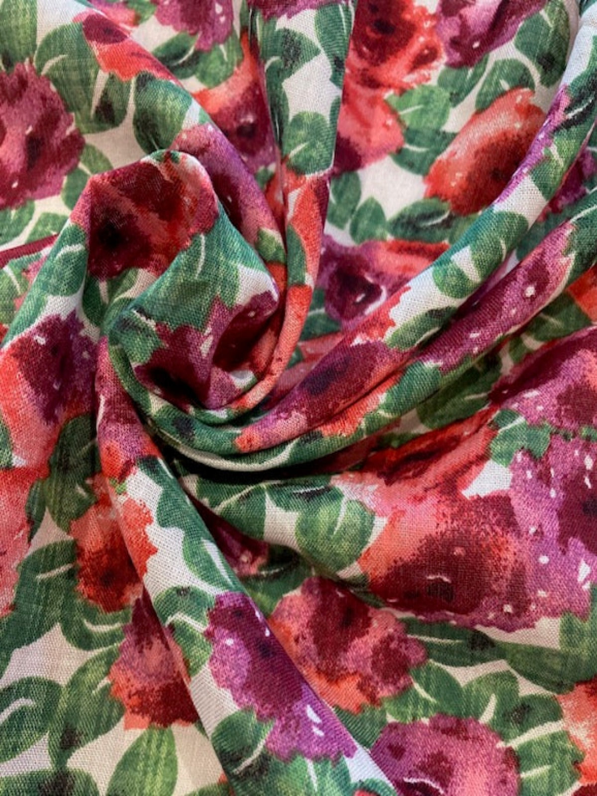 Fuchsia /Pink Allover Flowers