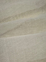 Ivory Open Weave Slubbed Linen, Muslin Like