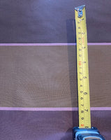 Amethyst /Antique Gold Stripe Running Across the Fabric