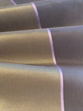 Amethyst /Antique Gold Stripe Running Across the Fabric
