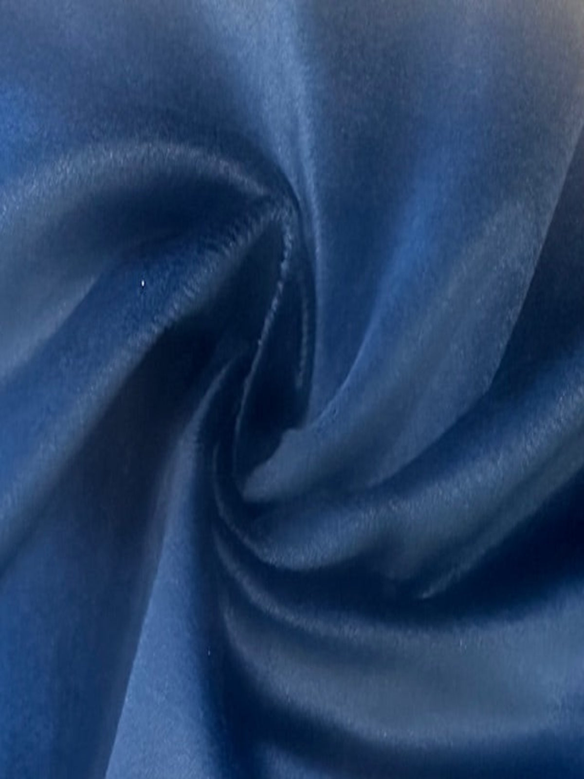 Mid Blue Soft Handle Fluid Drape Velvet