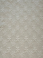 White Star Embroidery & Flower Broderie Anglaise Cotton