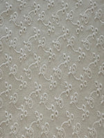 White Trailing Embroidered Broderie Anglaise