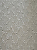 White Embroidered Zig Zag Broderie Anglaise