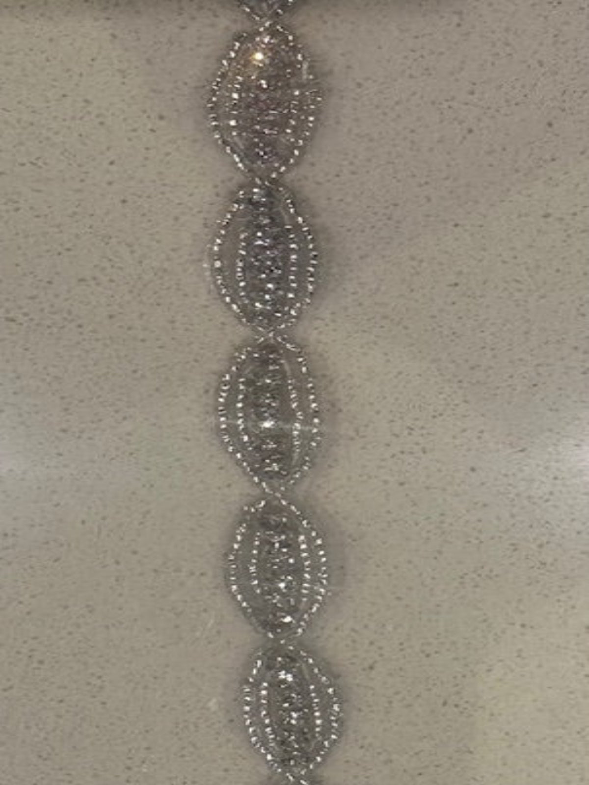 Linked Oval Crystal Trim