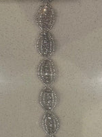Linked Oval Crystal Trim