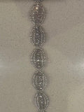 Linked Oval Crystal Trim