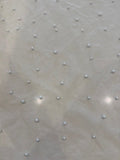 White Pearls on Mesh