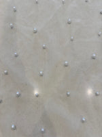 White Pearls on Mesh