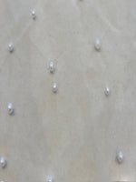White Pearls on Mesh