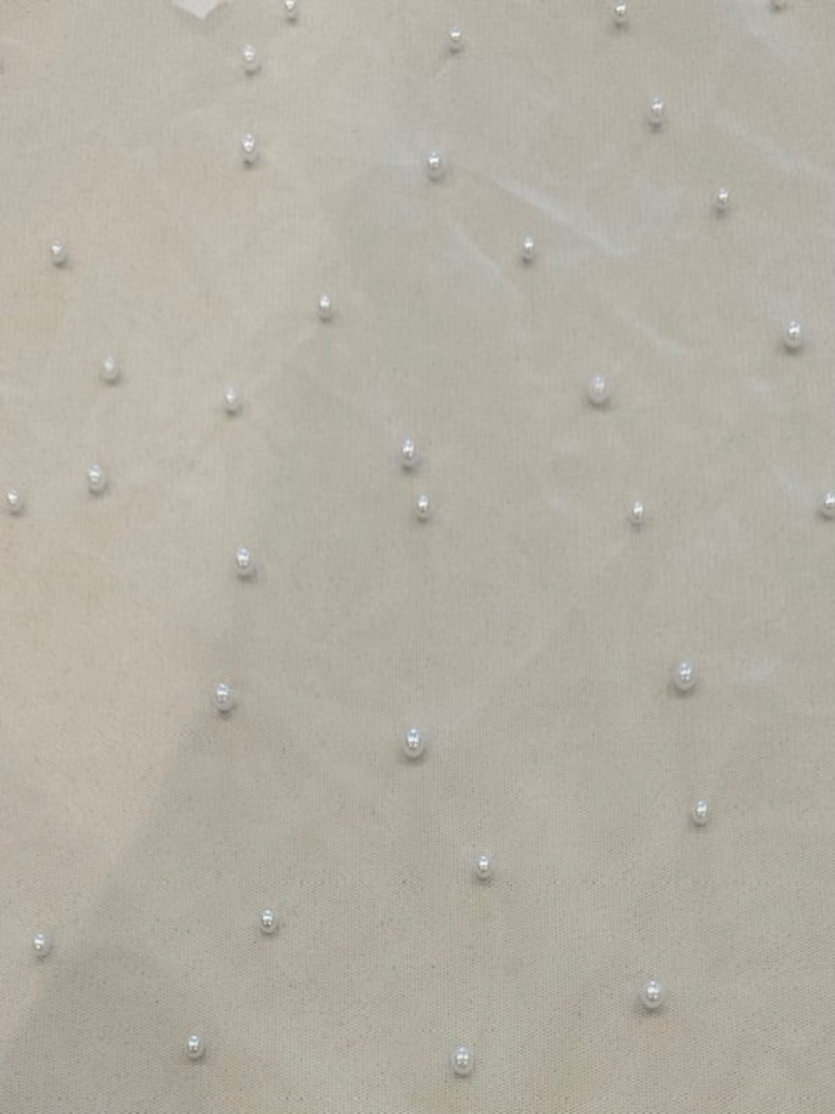 White Pearls on Mesh