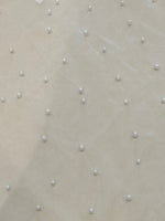 White Pearls on Mesh