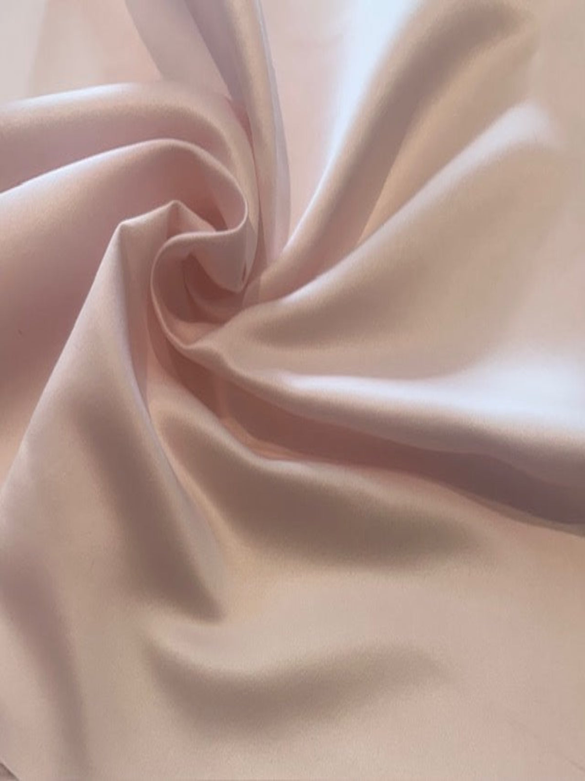 Shell Pink Duchess Satin