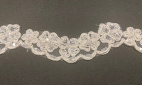 Ivory Corded Lace Edging