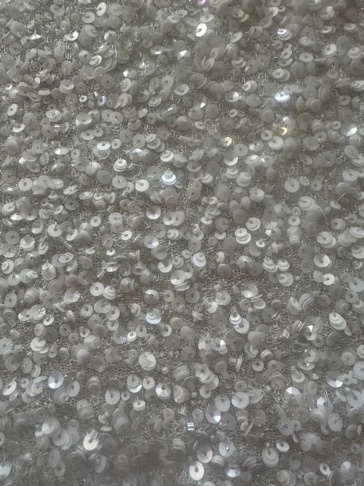 Ivory Allover Mother of Pearl Sequin