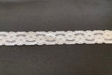 White Flower Chantilly Lace Trim with some Stretch