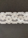 White Flower Chantilly Lace Trim with some Stretch