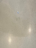 Swarovski Irridescent Crystals on White Matt Organza