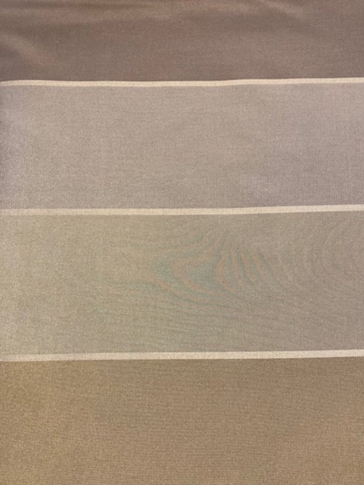 Autumn Coloured Stripes Running Across the Fabric - Taffeta