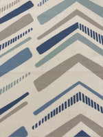 Shades of Blue Cotton Chevron "Studio G - Chevron Summer"