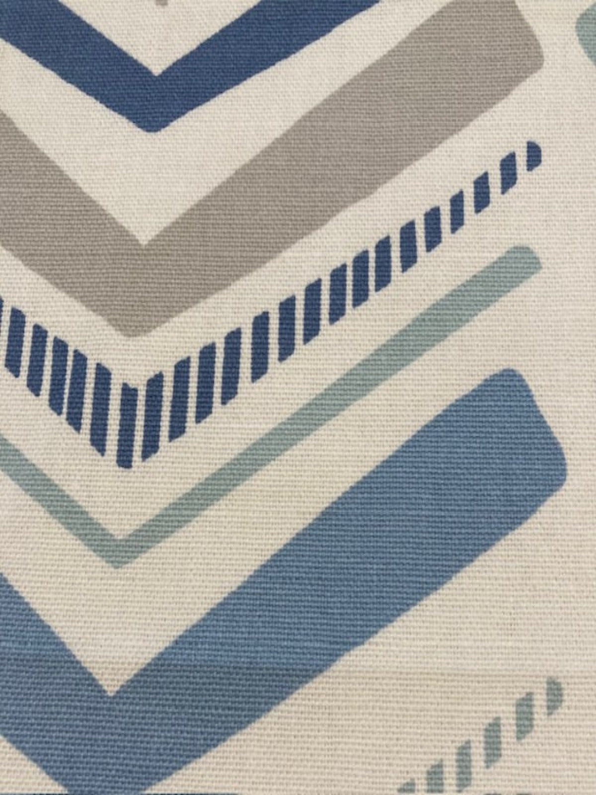 Shades of Blue Cotton Chevron "Studio G - Chevron Summer"