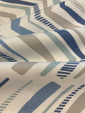 Shades of Blue Cotton Chevron "Studio G - Chevron Summer"