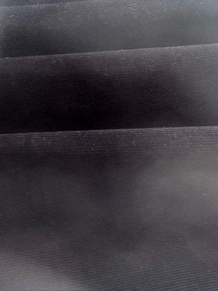 Black Needlecord with Stretch