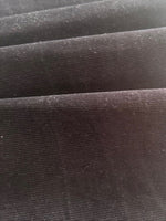 Black Needlecord with Stretch