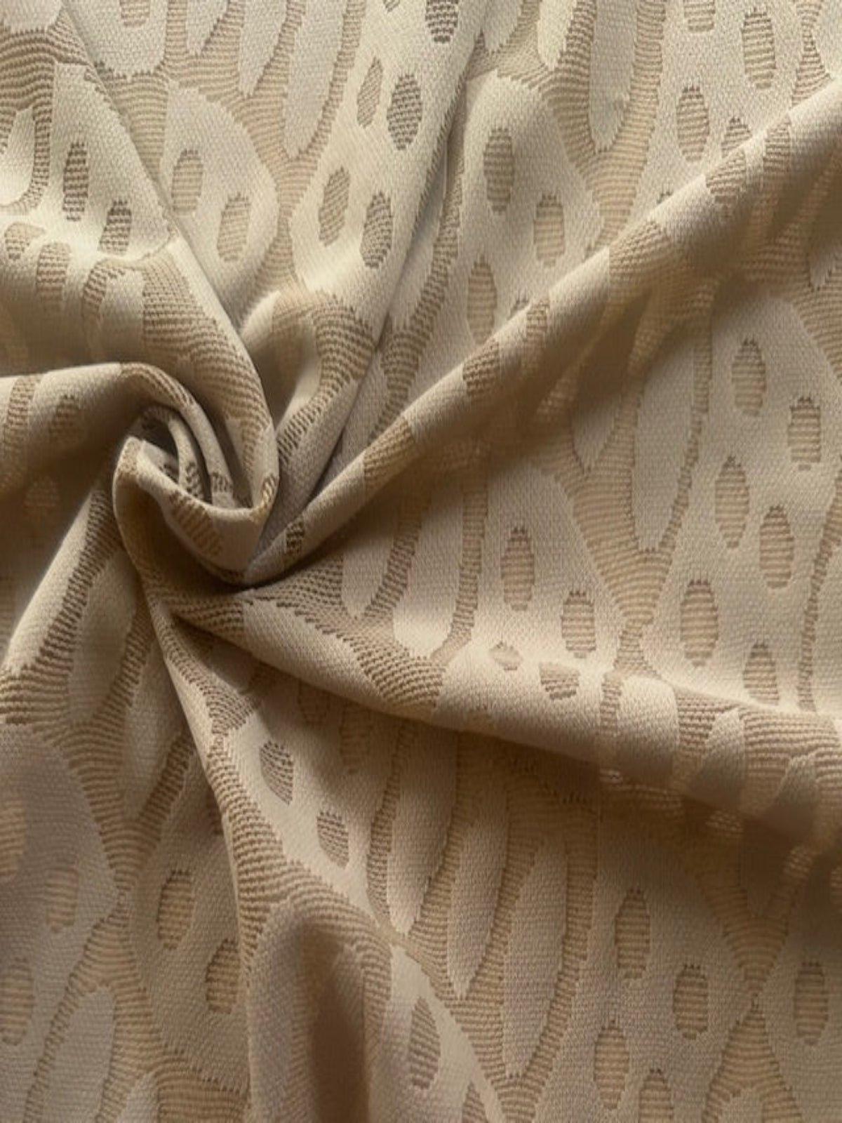 Coffee Domino Knitted Jacquard