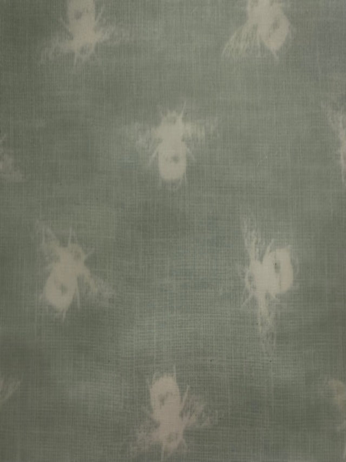 Bumble Bee on Duck Egg PVC Coated Cotton