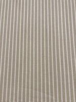 Beige Stripe Cotton Furnishing "Scion - Sokeri"