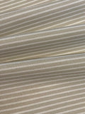 Beige Stripe Cotton Furnishing "Scion - Sokeri"