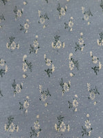 Ditsy Floral on Sky Blue Poly/Cotton