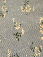 Ditsy Floral on Sky Blue Poly/Cotton