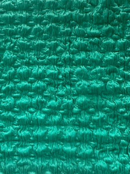 Bright Green Seersucker