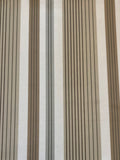 Coffee/Grey Stripe - Stripes running along the Fabric