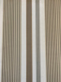 Coffee/Grey Stripe - Stripes running along the Fabric