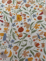Multi Country Flowers with Birds, Butterflies, &amp; Ladybirds on Cotton Lawn