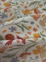 Multi Country Flowers with Birds, Butterflies, &amp; Ladybirds on Cotton Lawn